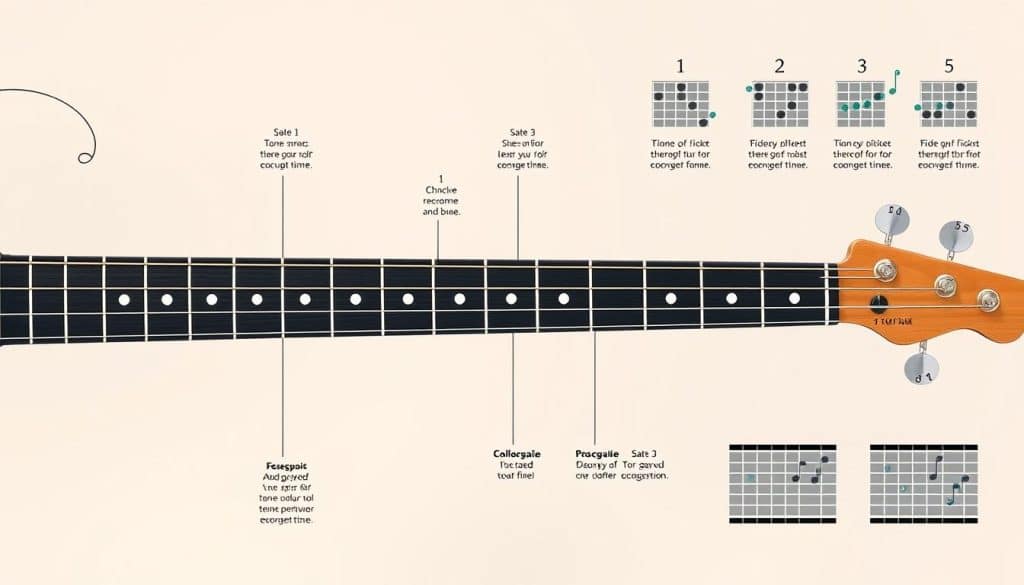 E-Bass Übungen Fretboard Training