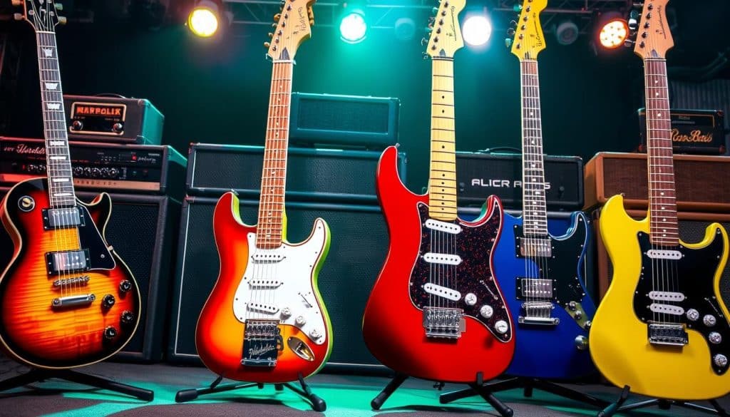 E-Gitarren für Rockmusik